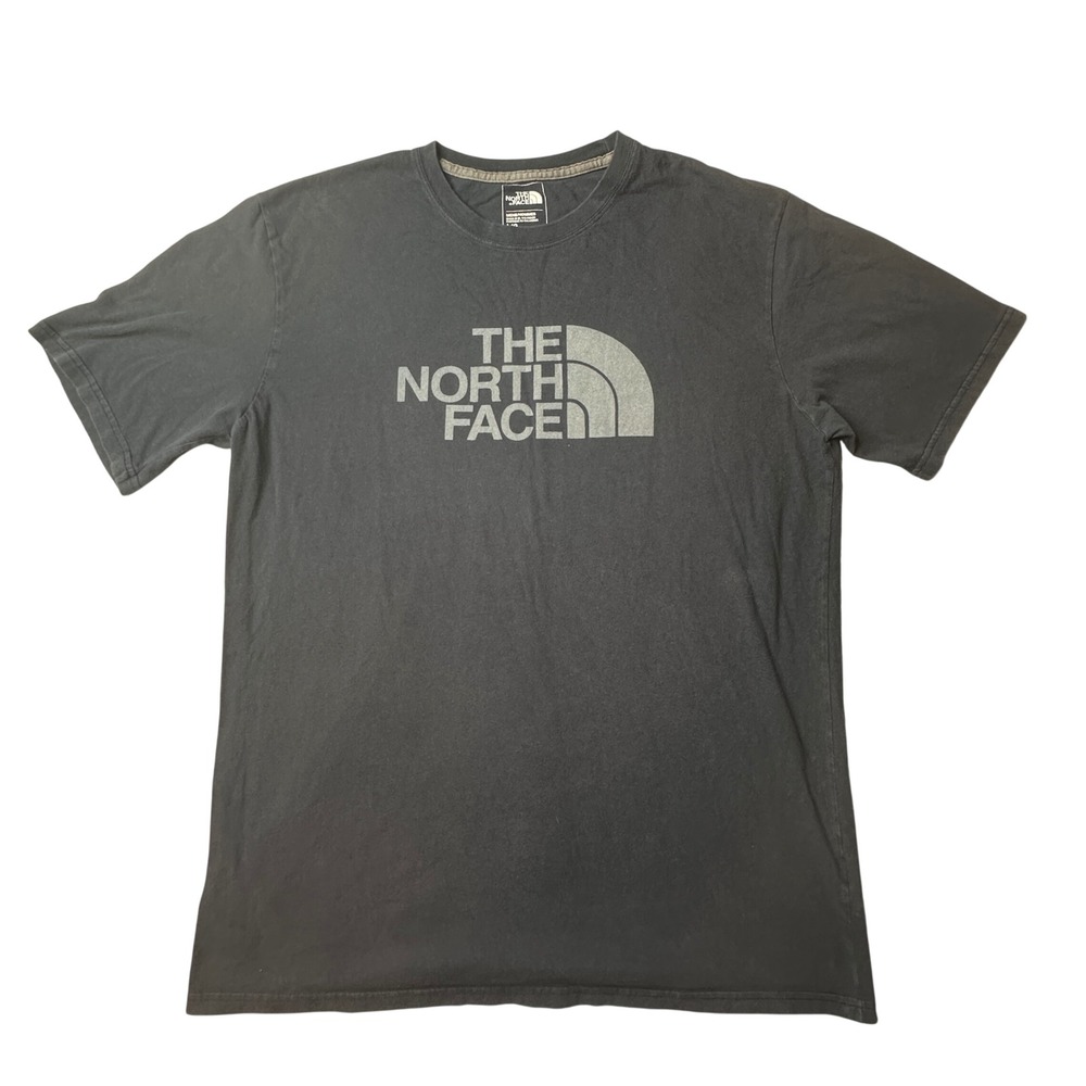 The North Face T-Shirt Mens L Blue Half Dome Logo Standard Fit‎ Cotton 124310